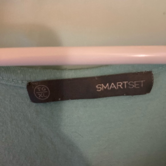 Mint Green, Loose Fitting Tank Top with Inner Spaghetti Strap. - Picture 3 of 3